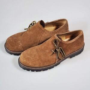 Moser Haferl Side-Tie Suede Shoes Sz 43